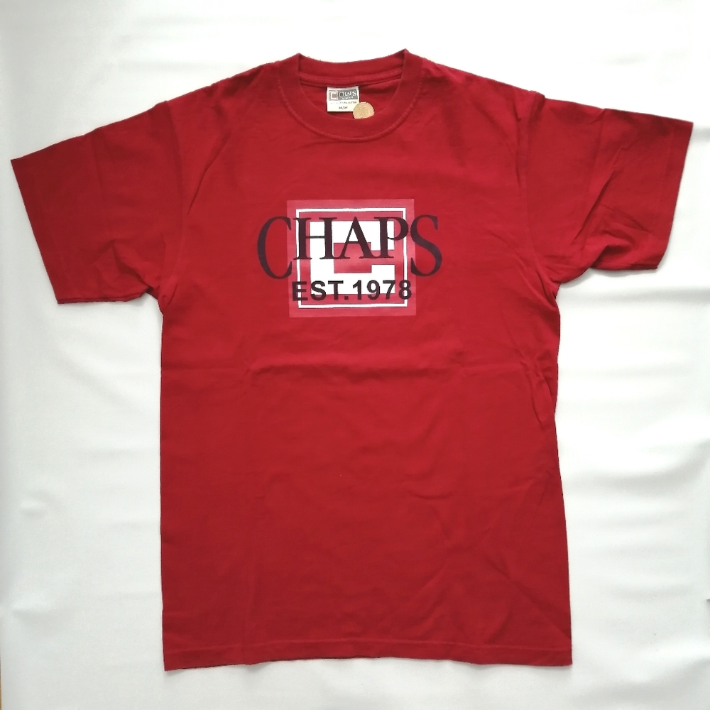 Chaps Y2K Red T-shirt Medium